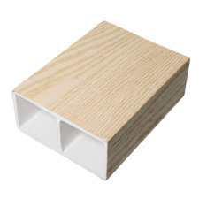 Textura de cerca — WPC Timber Tubes