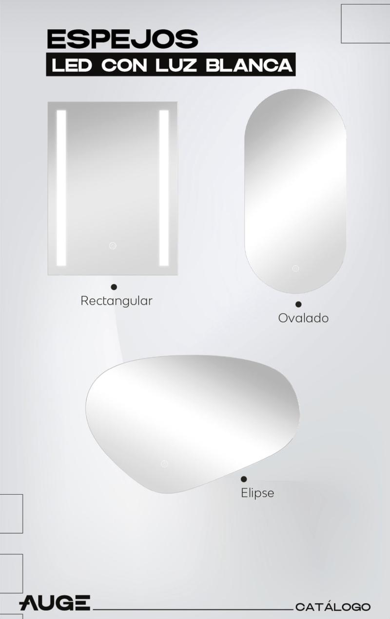 Espejos LED con luz blanca