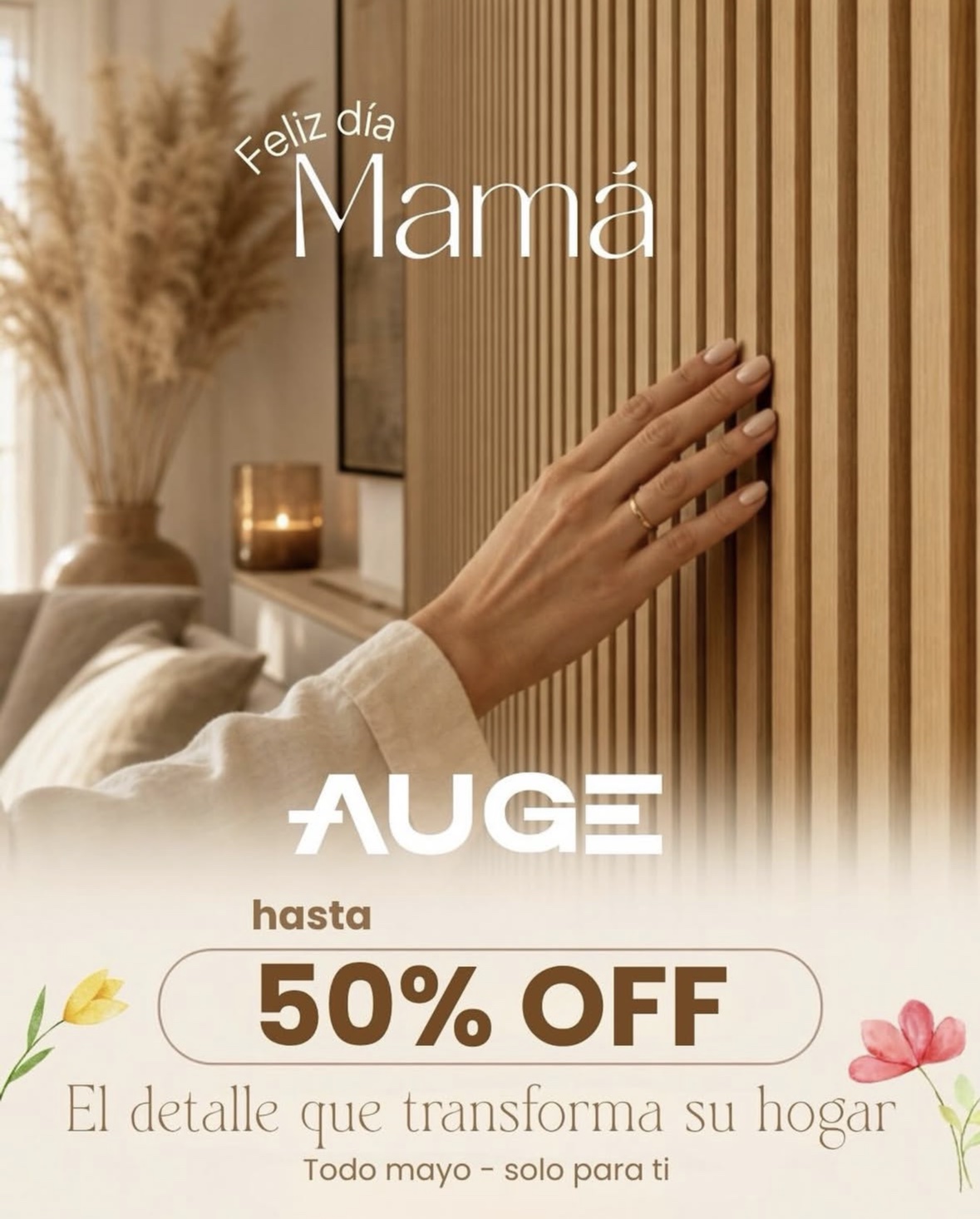 Feliz día Mamá — hasta 50% OFF